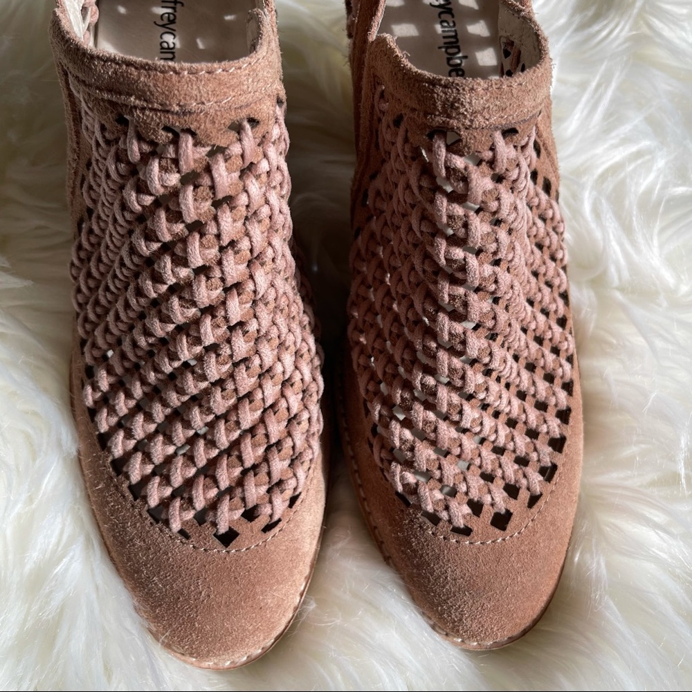 Jeffrey Campbell Appleby Suede Slip on Booties - Picture 3 of 9